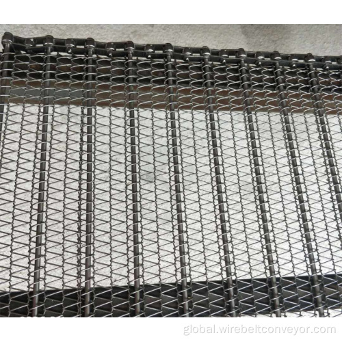 China Chain Edge Stainless Steel Wire Conveyor Belt Manufactory